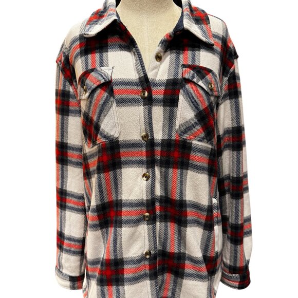 Sage Collective Plaid Shacket Women’s XL - Picture 1 of 5